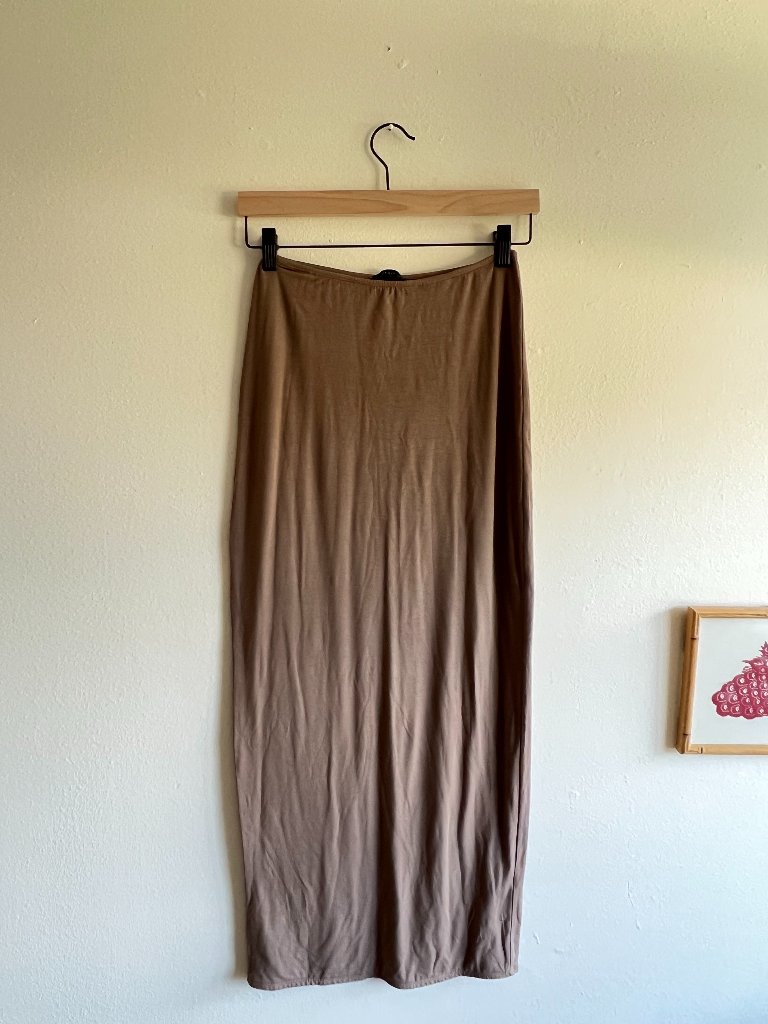 Trois Brown Maxi Skirt From Kendall Set — image 3 of 6